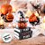 Enfeite de Halloween de Resina - Abóbora com Livros - 11x14x23cm - 1 unidade - Cromus - Rizzo - Imagem 3