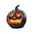 Enfeite de Halloween - Abóbora Magnus com Led - 20x17cm - 1 unidade - Cromus - Rizzo - Imagem 1