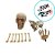 Kit Enfeite de Halloween - Ossos Esqueleto - 1 unidade - Rizzo - Imagem 3