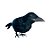 Enfeite Decorativo de Halloween - Corvo - 20cm - 1 unidade - Rizzo - Imagem 1