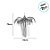Enfeite Decorativo de Halloween - Caveira Scott - 72cm - 1 unidade - Cromus - Rizzo - Imagem 2
