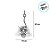 Enfeite Decorativo de Halloween - Zumbi Lucifer com LED - 37cm - 1 unidade - Cromus - Rizzo - Imagem 2