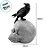 Enfeite Decorativo Halloween - Corvo Negro - Com Luz - 1 unidade - Cromus - Rizzo - Imagem 2