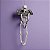 Enfeite Decorativo Halloween - Caveira Baltasar - 1 unidade - Cromus  - Rizzo - Imagem 1
