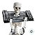 Enfeite Decorativo Halloween - Caveira Baltasar - 1 unidade - Cromus  - Rizzo - Imagem 3