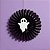 Enfeite Decorativo de Halloween - Margarida Fiorata Fantasma - 63cm - 1 unidade - Girotoy - Rizzo - Imagem 1