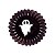Enfeite Decorativo de Halloween - Margarida Fiorata Fantasma - 63cm - 1 unidade - Girotoy - Rizzo - Imagem 2