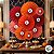 Enfeite Decorativo de Halloween - Fiorata com Aplique Bruxinha - 30cm  - 1 unidade - Girotoy - Rizzo - Imagem 5