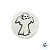 Enfeite Decorativo de Halloween - Fiorata com Aplique Fantasma - 30cm  - 1 unidade - Girotoy - Rizzo - Imagem 4