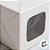 Caixa com Visor VC5 (5cm x 5cm x 4cm) Branco - 20 unidades - Rizzo - Imagem 2
