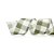Fita Decorativa Aramada - Xadrez - Branco e Verde Musgo - 6,3x914cm - 1 unidade - Cromus - Rizzo - Imagem 1