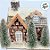 Casinha decorativa de Natal com Led - Tijolos - 21cm - 1 unidade - Rizzo - Imagem 4