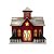 Casinha decorativa de Natal com led - Vermelha - 21cm - 1 unidade - Rizzo - Imagem 1