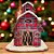 Casinha Paiol Xadrez de Natal - Vermelho/Verde - 30cm - 1 unidade - Rizzo - Imagem 1