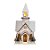Casinha Decorativa Branco de Natal - 33cm - 1 unidade - Rizzo - Imagem 1
