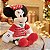Minnie de Pelúcia com Vestido Listrado 30cm - 01 unidade Natal Disney - Cromus - Rizzo - Imagem 1