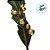 Galho Decorativo Com Frutas - Verde Com Dourado - 80cm - 1 unidade - Rizzo - Imagem 3