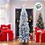 Árvore de Natal Modelo Caiena Nevada Slim - 946 Galhos - 2,40m - Ref. RZO369 - 1 unidade - Rizzo - Imagem 3
