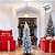 Árvore de Natal Modelo Caiena Nevada Slim - 298 Galhos- 1,50m - Ref. RZO366 - 1 unidade - Rizzo - Imagem 3