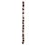 Galho Com Pinhas e Madeira - Marrom - 125cm  - 1 unidade - Cromus - Rizzo - Imagem 1