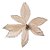 Poinsétia Decorativa - Champanhe com Glitter - 42cm - 1 unidade - Rizzo - Imagem 1