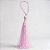Tassel Decorativo Artesanal - Rosa Claro - 13cm - 12 unidades - Artlille - Rizzo - Imagem 1
