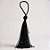 Tassel Decorativo Artesanal - Preto - 13cm - 12 unidades - Artlille - Rizzo - Imagem 1