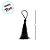 Tassel Decorativo Artesanal - Preto - 13cm - 12 unidades - Artlille - Rizzo - Imagem 3