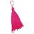 Tassel Decorativo Artesanal - Rosa - 13cm - 12 unidades - Artlille - Rizzo - Imagem 1