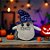 Pelucia De Hallowen - Fantasminha Com Chapéu de Mago - 23cm - 1 unidade - Rizzo - Imagem 1