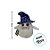 Pelucia De Hallowen - Fantasminha Com Chapéu de Mago - 23cm - 1 unidade - Rizzo - Imagem 3