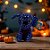 Pelucia De Hallowen - Cachorrinho Azul - 23cm - 1 unidade - Rizzo - Imagem 1