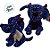Pelucia De Hallowen - Cachorrinho Azul - 23cm - 1 unidade - Rizzo - Imagem 2