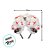 Tiara De Halloween - Flor Com Sangue e Caveira - Branco - 22x23cm - 1 unidade - Rizzo - Imagem 3