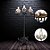 Enfeite Decorativo De Hallowen - Lustre Caveiras 3 em 1 -  72,5x154cm - 1 unidade - Cromus - Rizzo - Imagem 1