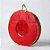 Bolsa Vermelha Para Guirlanda De Natal - 12x76x76cm - 1 unidades - Cromus - Rizzo - Imagem 1
