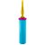 Inflador a Ar Bomba Manual Para Balão - Base Azul Bico Amarelo - 27,5x4,5cm - 1 unidades - Rizzo - Imagem 3