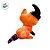 Gato de Pelúcia com Chapéu - Laranja - 25cm  - 1 unidade - Rizzo - Imagem 4