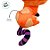 Gato de Pelúcia com Chapéu - Laranja - 25cm  - 1 unidade - Rizzo - Imagem 5