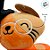 Gato de Pelúcia com Chapéu - Laranja - 25cm  - 1 unidade - Rizzo - Imagem 6