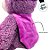 Urso de Pelúcia com Capa e Chápeu - Roxo - 32cm - 1 unidade - Rizzo - Imagem 7