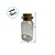 Potinho de Vidro com Tampa de Rolha - 7ml - 2,2x4cm  - 12 unidades - Rizzo - Imagem 2