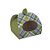Caixa Para Doces Lembrancinha Tipo Valise - Xadrez Verde - 3,5x3,5cm - 24 unidades - Cromus - Rizzo - Imagem 1