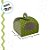 Caixa Para Doces Lembrancinha Tipo Valise - Poa e Listras Verde - 3,5x3,5cm - 24 unidades - Cromus - Rizzo - Imagem 2