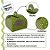 Caixa Para Doces Lembrancinha Tipo Valise - Poa e Listras Verde - 3,5x3,5cm - 24 unidades - Cromus - Rizzo - Imagem 3