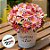 Haste Flor Permanente - Margarida Real Flocked - Rosa - 63cm - 1 unidade - FlorArte - Rizzo - Imagem 4