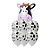 Buquê de Balões Animal Print 24" - Vaca - 01 Balão Metalizado + 6 Balões Látex - 7 unidades - Rizzo - Imagem 1