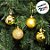 Bola de Natal - Ouro - Gomo e Glitter - 8cm - 4 unidades - Cromus - Rizzo - Imagem 4