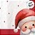 Guardanapo De Papel Natalino - Papai Noel Borda Vermelha - 32,5x32,5cm - 20 unidades - Cromus - Rizzo - Imagem 2