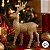 Enfeite Decorativo de Natal - Rena - Champagne - 30x22x12cm - 1 unidade - Cromus - Rizzo - Imagem 4